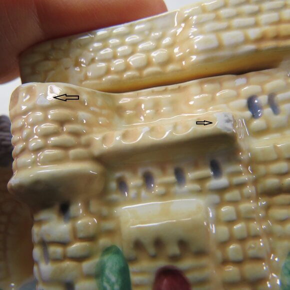 European Castle Mini Tea Pot Hallmark has tiny chips Not structural or defacing - Picture 14 of 16